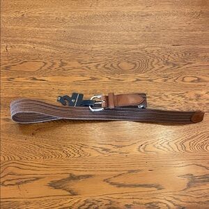 Brown Leather Men's Belt